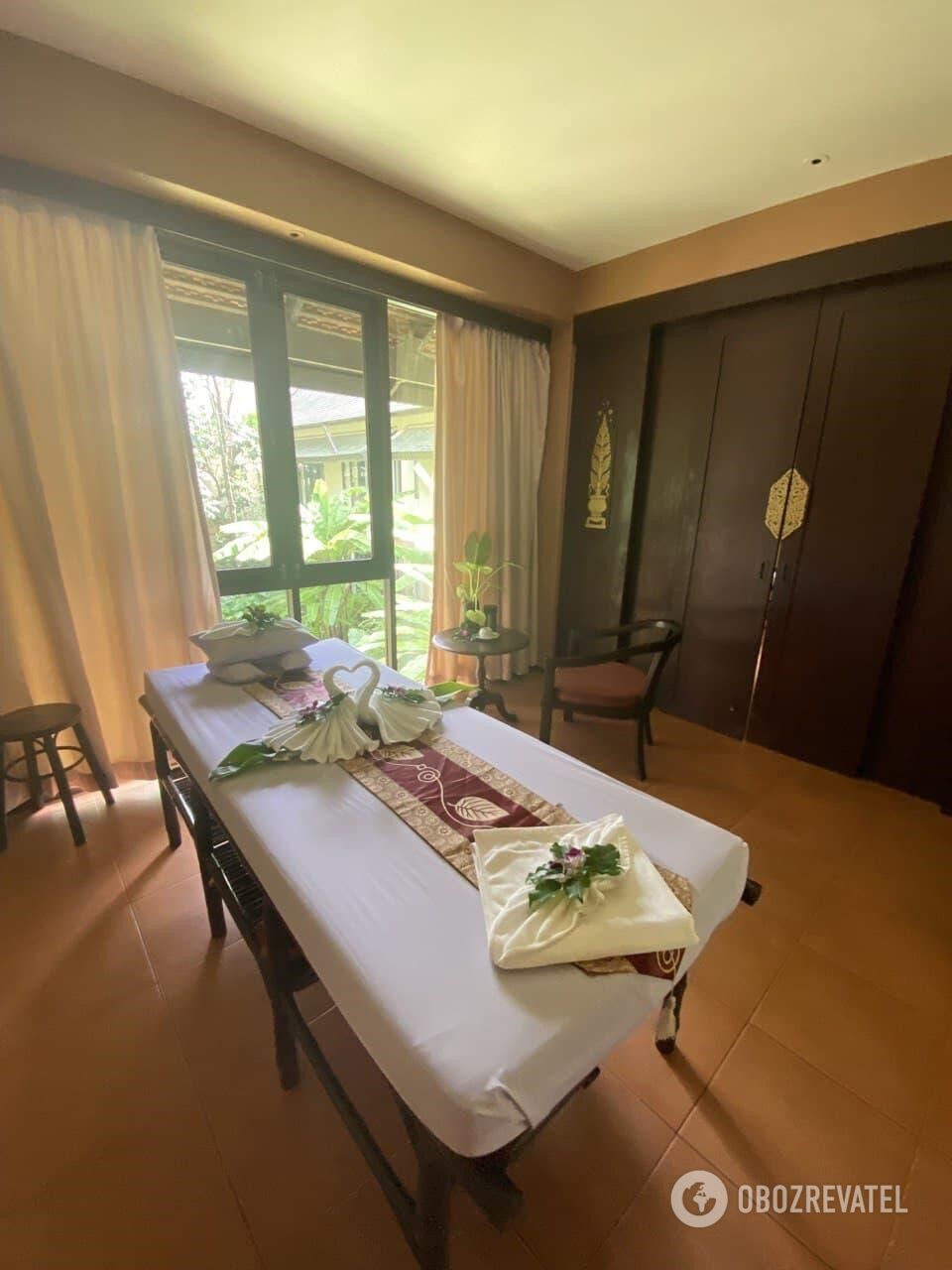 Комната для массажа в Suuko Wellness.