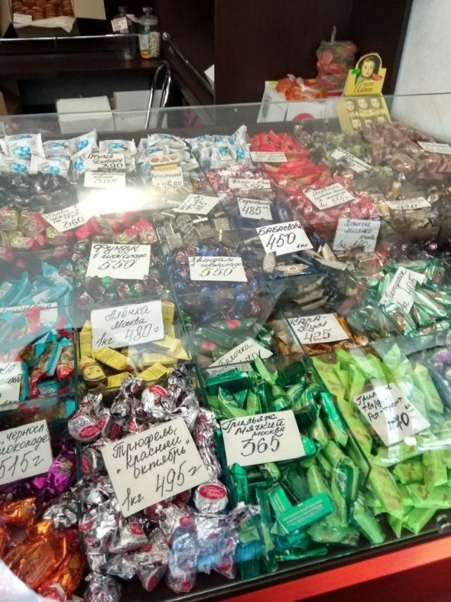 Запрещенные конфеты продают в Украине