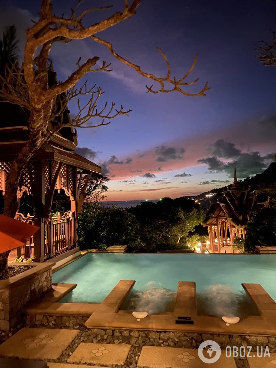 Вид на Патонг с виллы отеля Diamond Cliff Resort