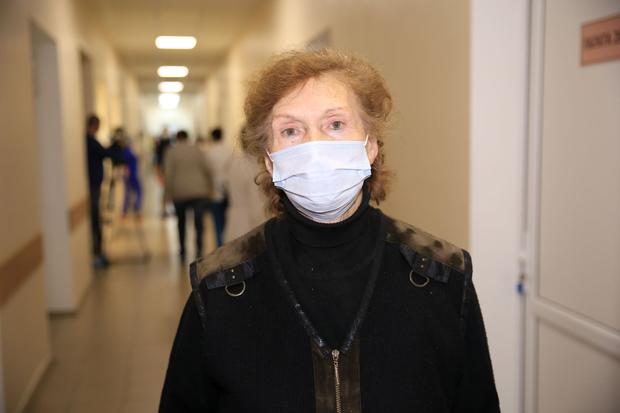 Дніпрянка Алла Болдирєва вакцинувалася в алергологічному центрі.