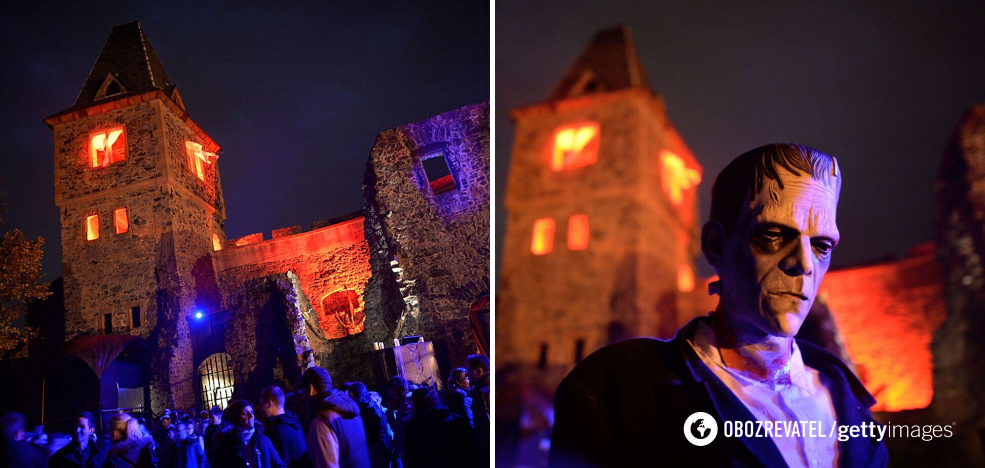 Щорічно у замку Франкенштейна святкують Геловін.