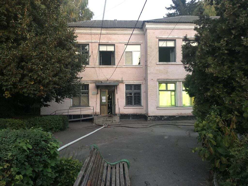Пожежа виникла в Білоцерківській міській лікарні №1.
