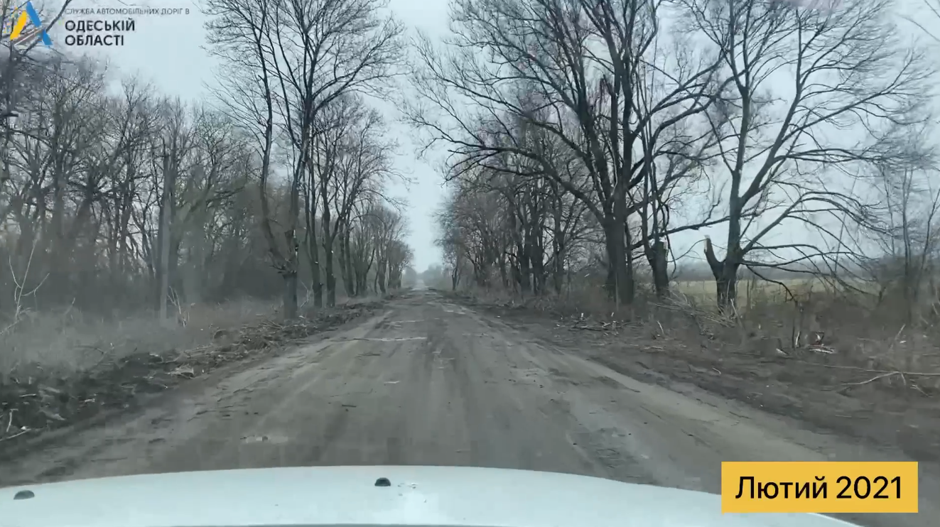 На этом отрезке дорога была фактически полностью построена заново