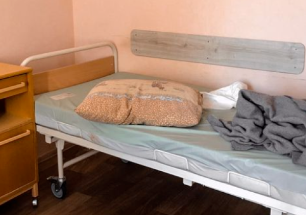 Ліжко пацієнта, який помер від коронавірусу