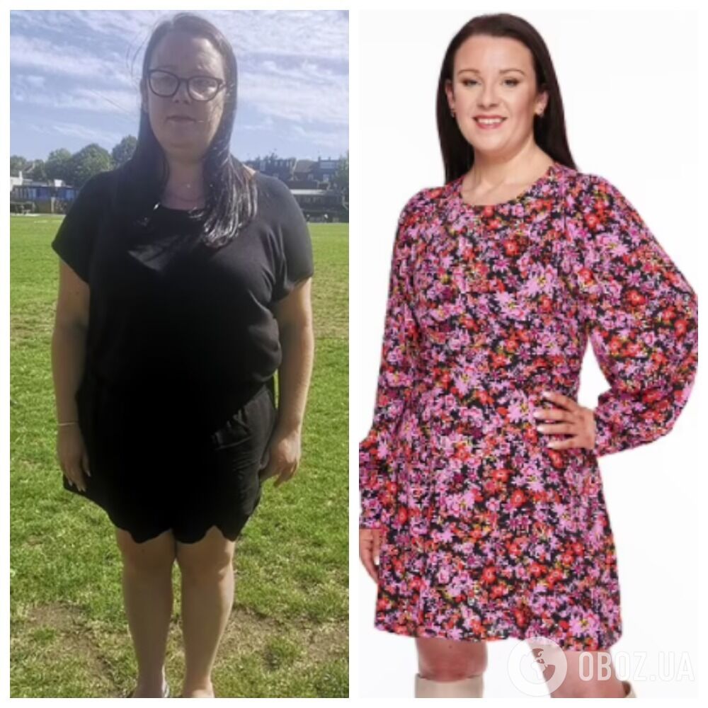 Аманда О'Нил до и после диеты