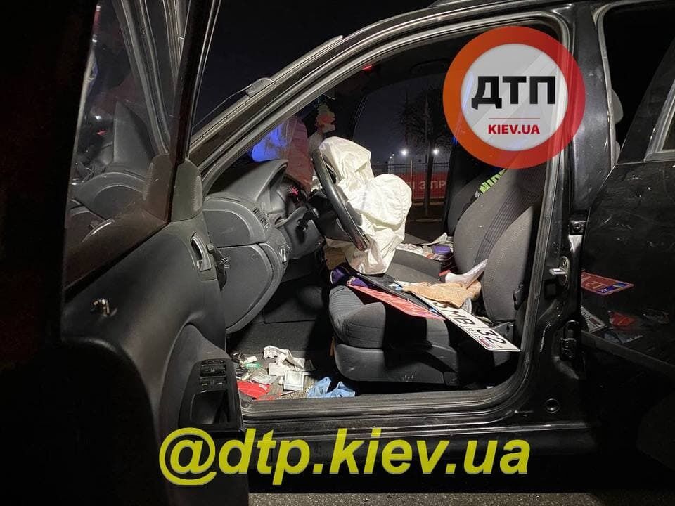 В Киеве произошло ДТП.