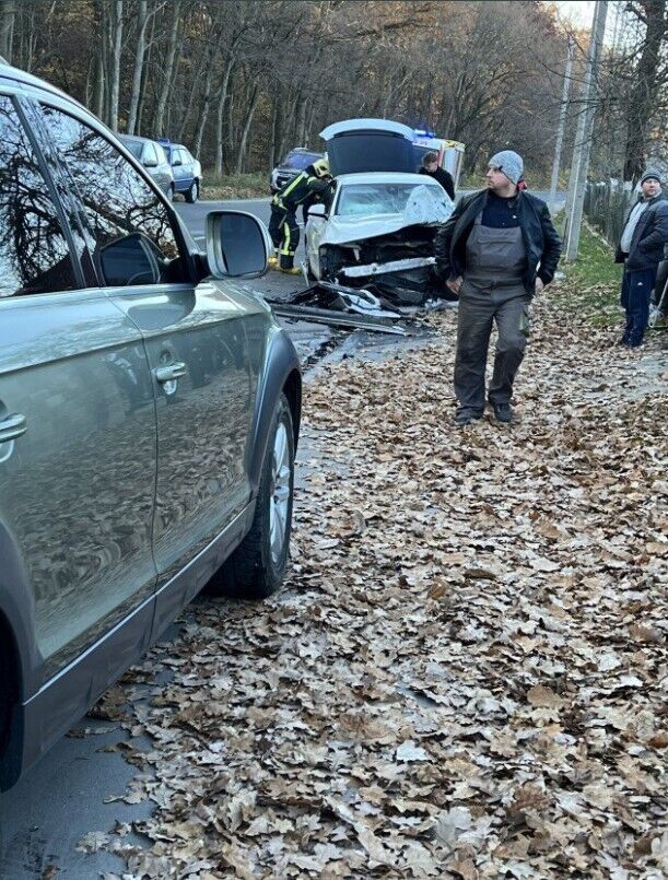 Кадри з місця смертельної аварії під Луцьком