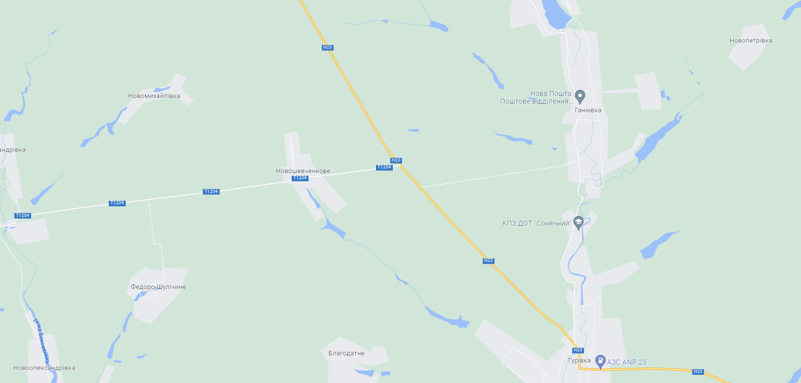 ДТП произошло вблизи села Новошевченково