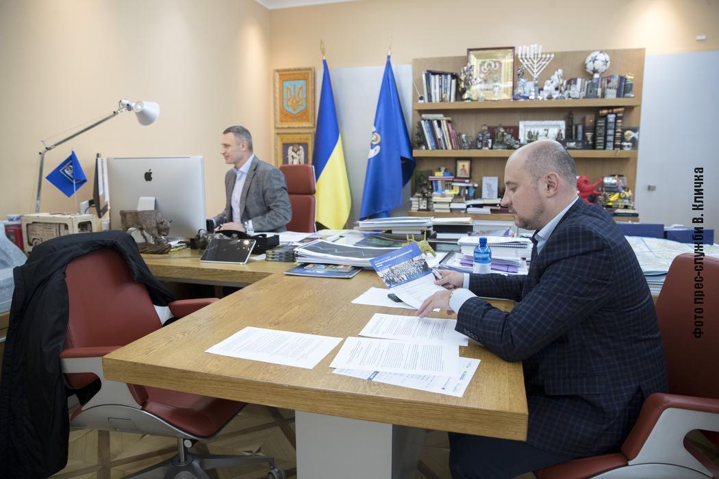 Виталий Кличко и мэр Лейпцига провели круглый стол