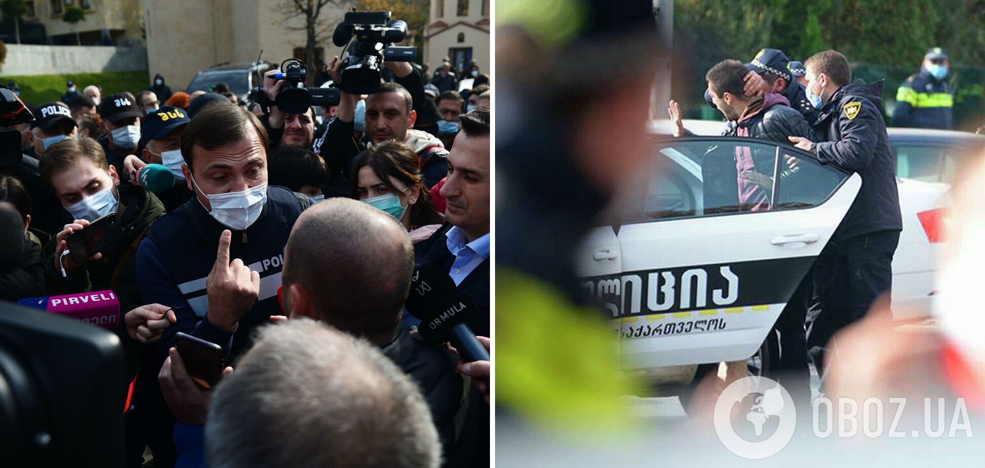 Митинги в поддержку Саакашвили переросли в противостояния  активистов с полицией