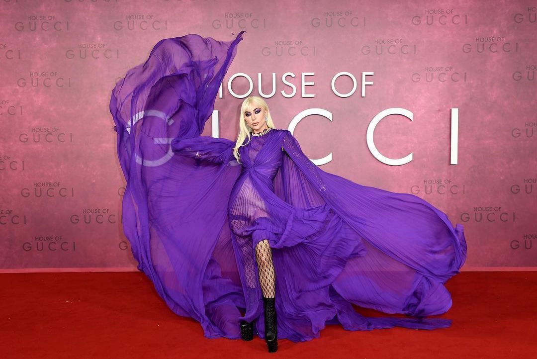 Леди Гага на премьере "Дома Gucci"