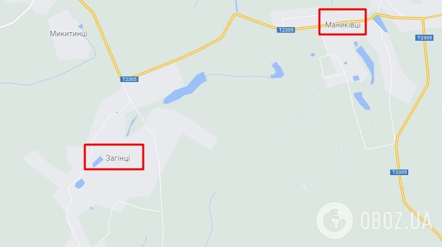 ДТП произошло между селами Маниковцы и Загонцы