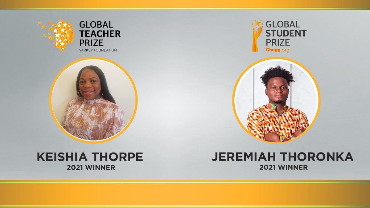 Переможці Global Teacher Prize 2021 та Global Student Prize 2021