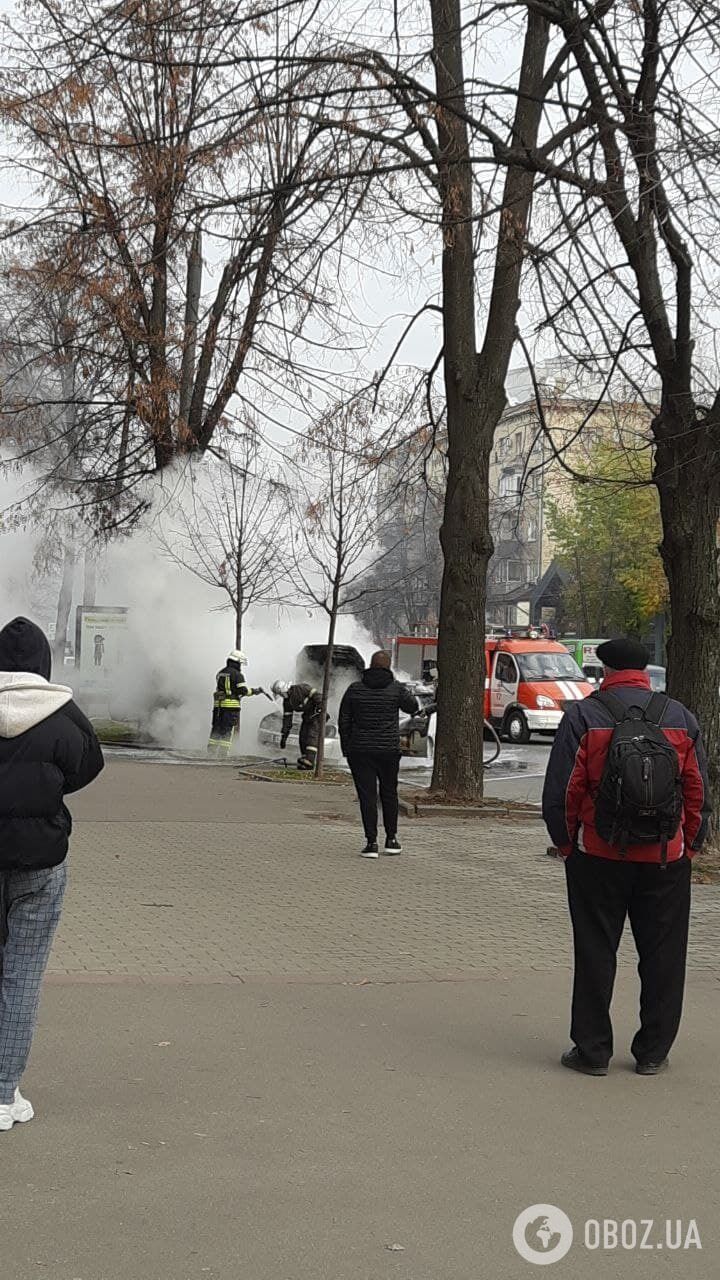Взрыв автомобиля ВАЗ в Харькове на проспекте Науки