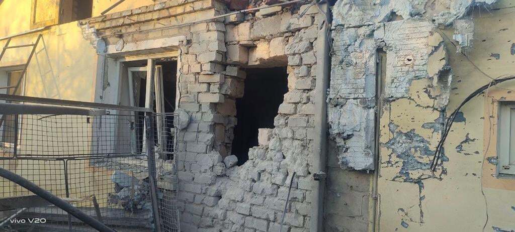 Разрушение дома мирных жителей Невельского