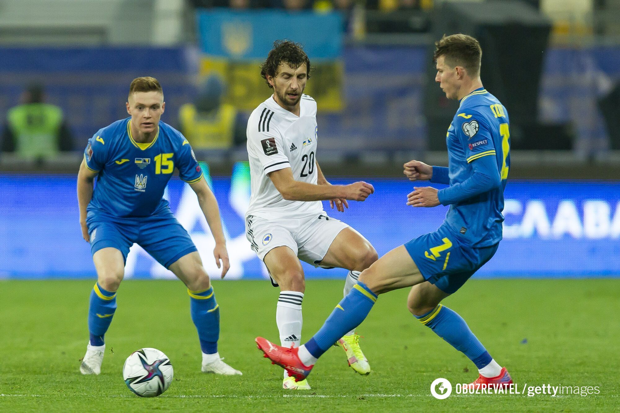 Украина и Босния сыграли 1:1 во Львове
