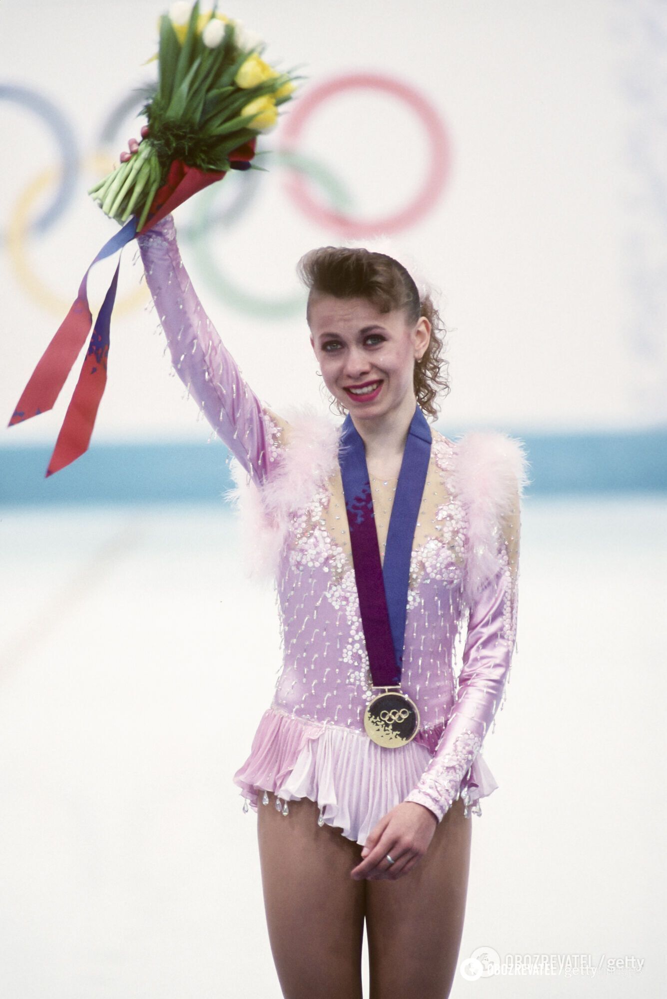 Оксана Баюл із золотою медаллю