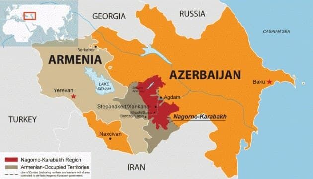 Карта Нагірного Карабаху