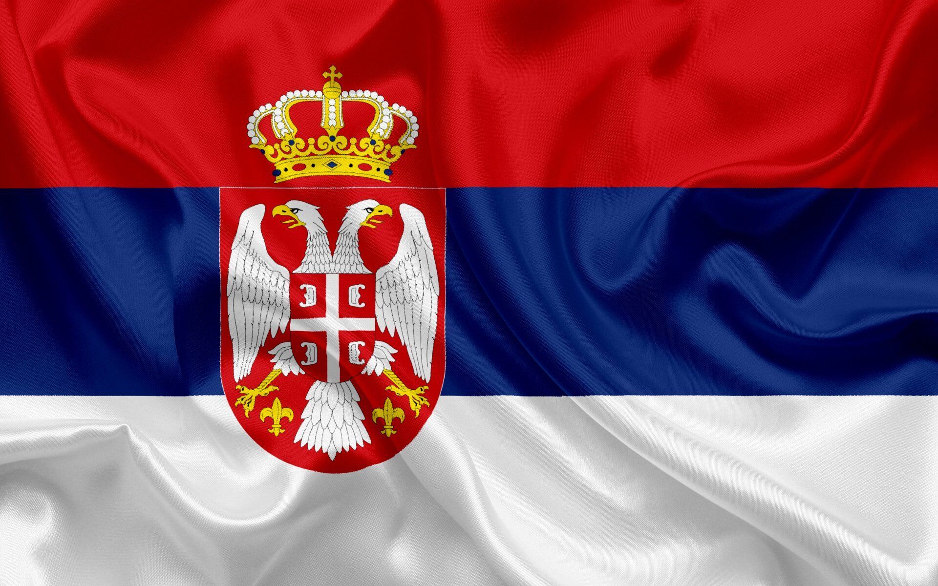 Флаг сборной Сербии