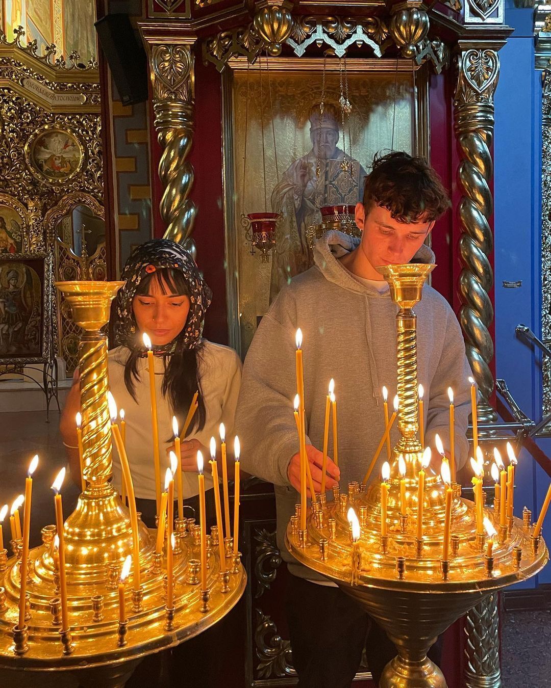 Дженіс відвідала Михайлівський монастир в Одесі
