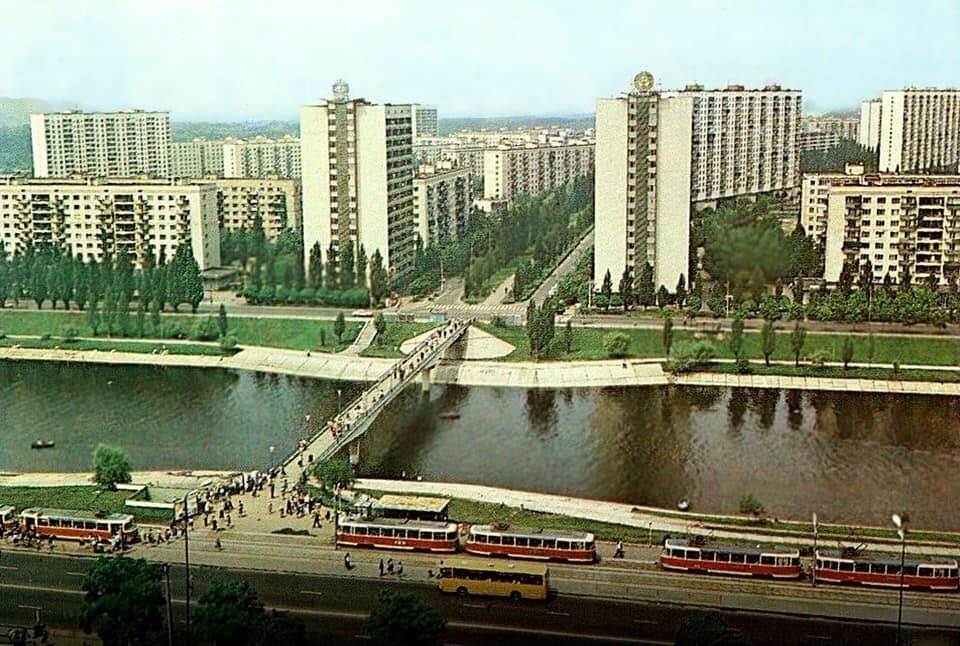 Киевская Венеция в 1970-х годах.