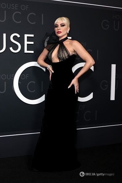 Леди Гага на премьере фильма "Дом Gucci".