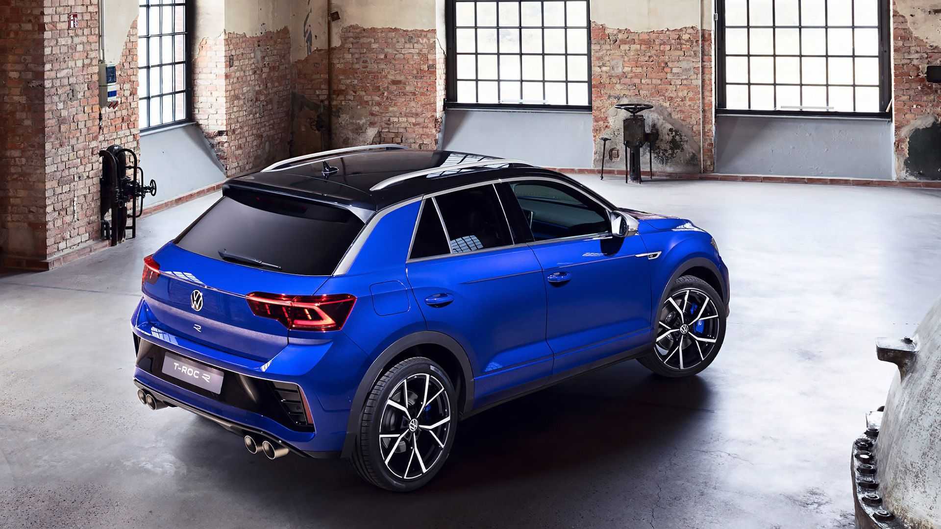 VW T-Roc R оснащается полным приводом и 300-сильным мотором