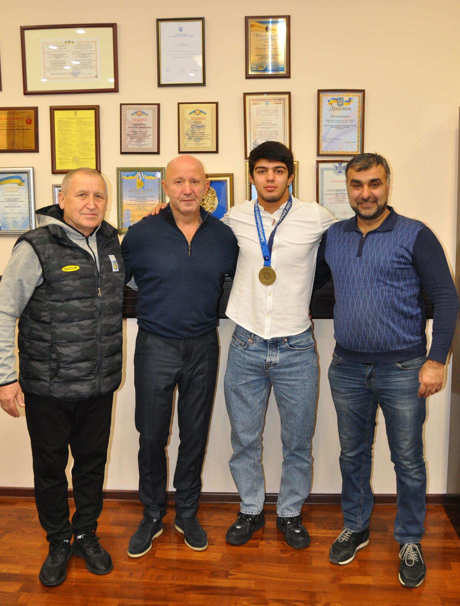 Сотрудник ФК "Здоровье" Мухаммед Алиев стал чемпионом мира по вольной борьбе