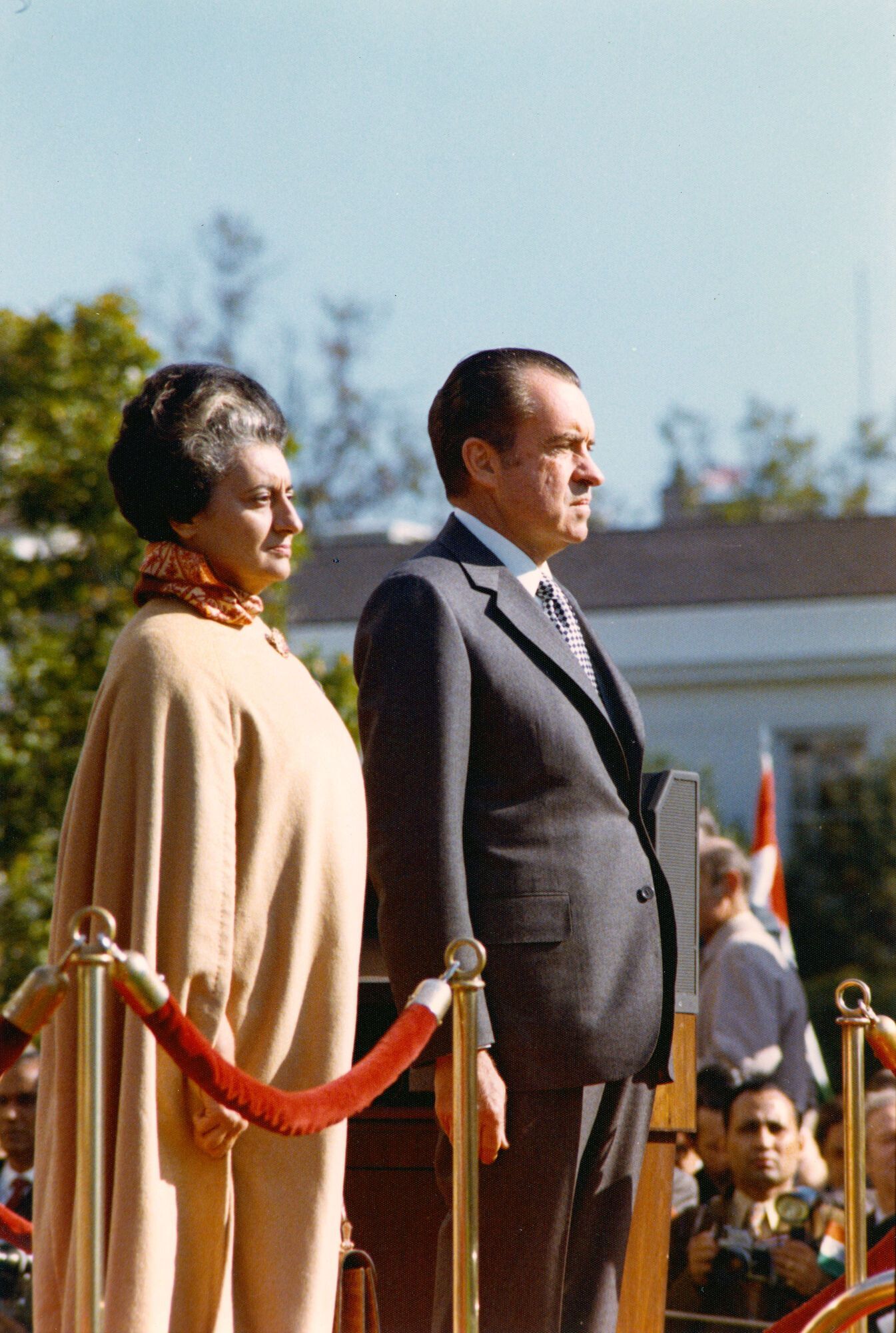 Индира Ганди и Ричард Никсон, 1971 год