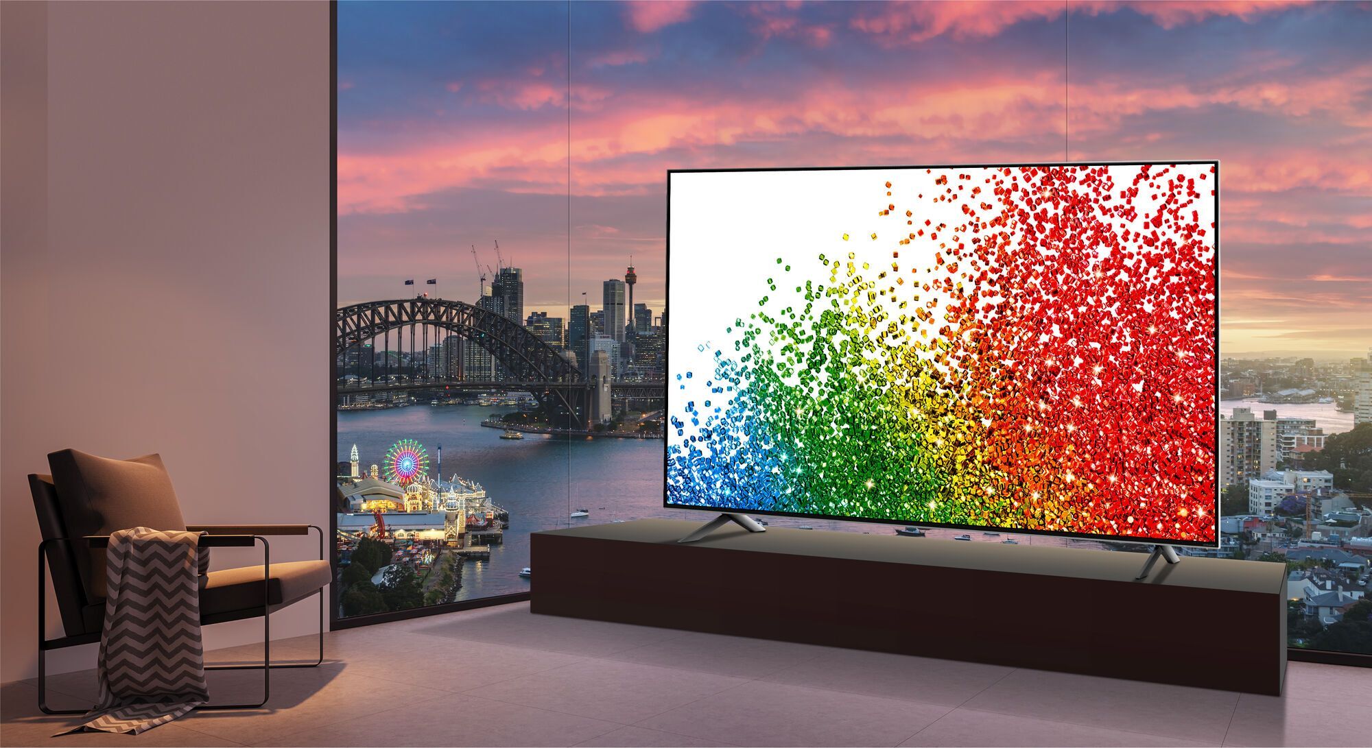 4K телевізор LG NANO86 забезпечить чисті кольори зображення в Real 4K