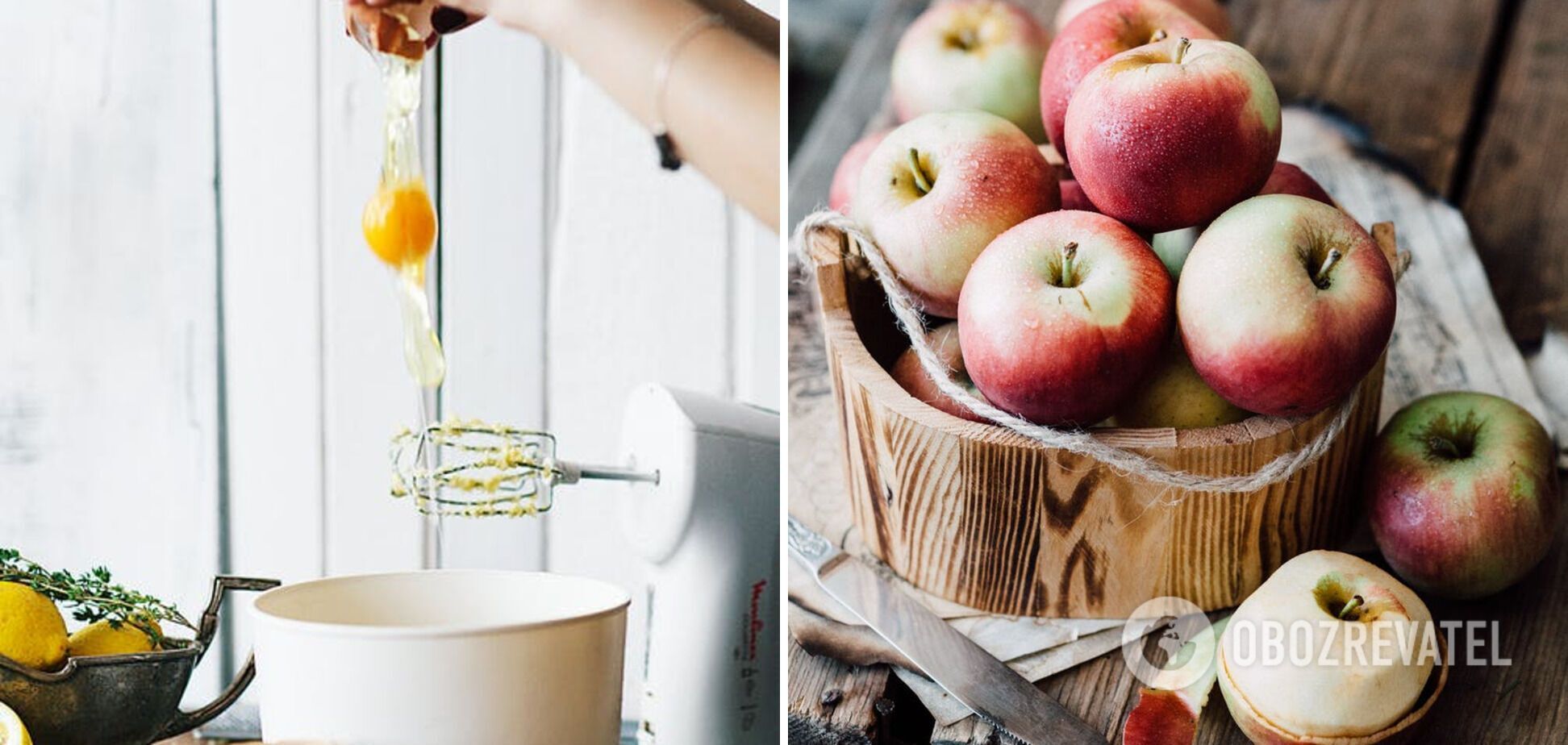 Приготовление шарлотки с яблоками