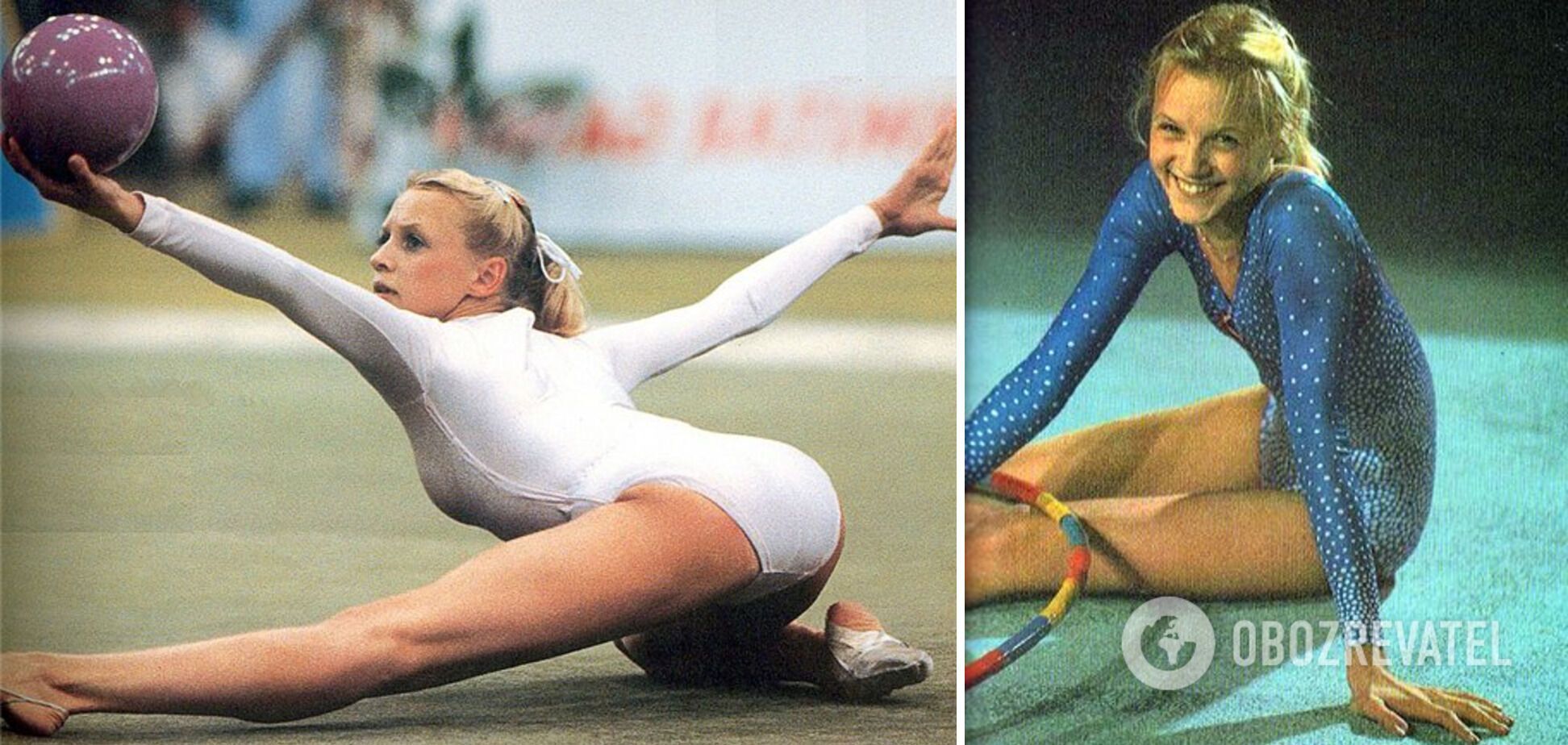 Советская гимнастка Галина Белоглазова.