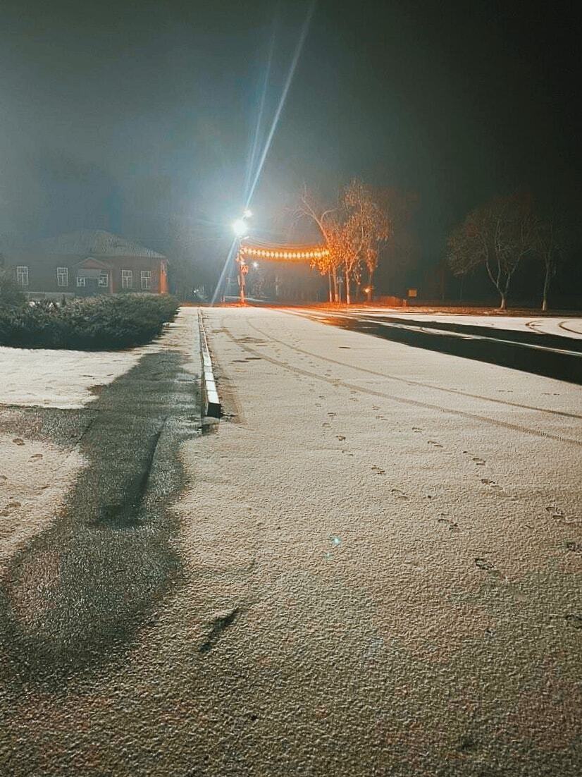 Сніг у Семенівці.