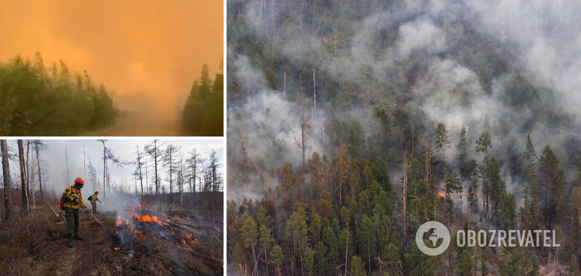 Лісові пожежі в Росії