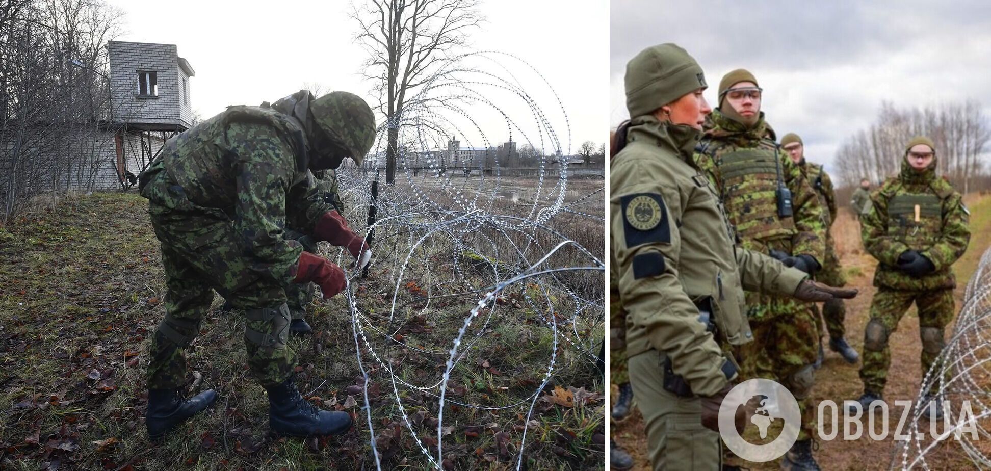 Работами занимаются эстонские Силы обороны, полицейские и пограничники