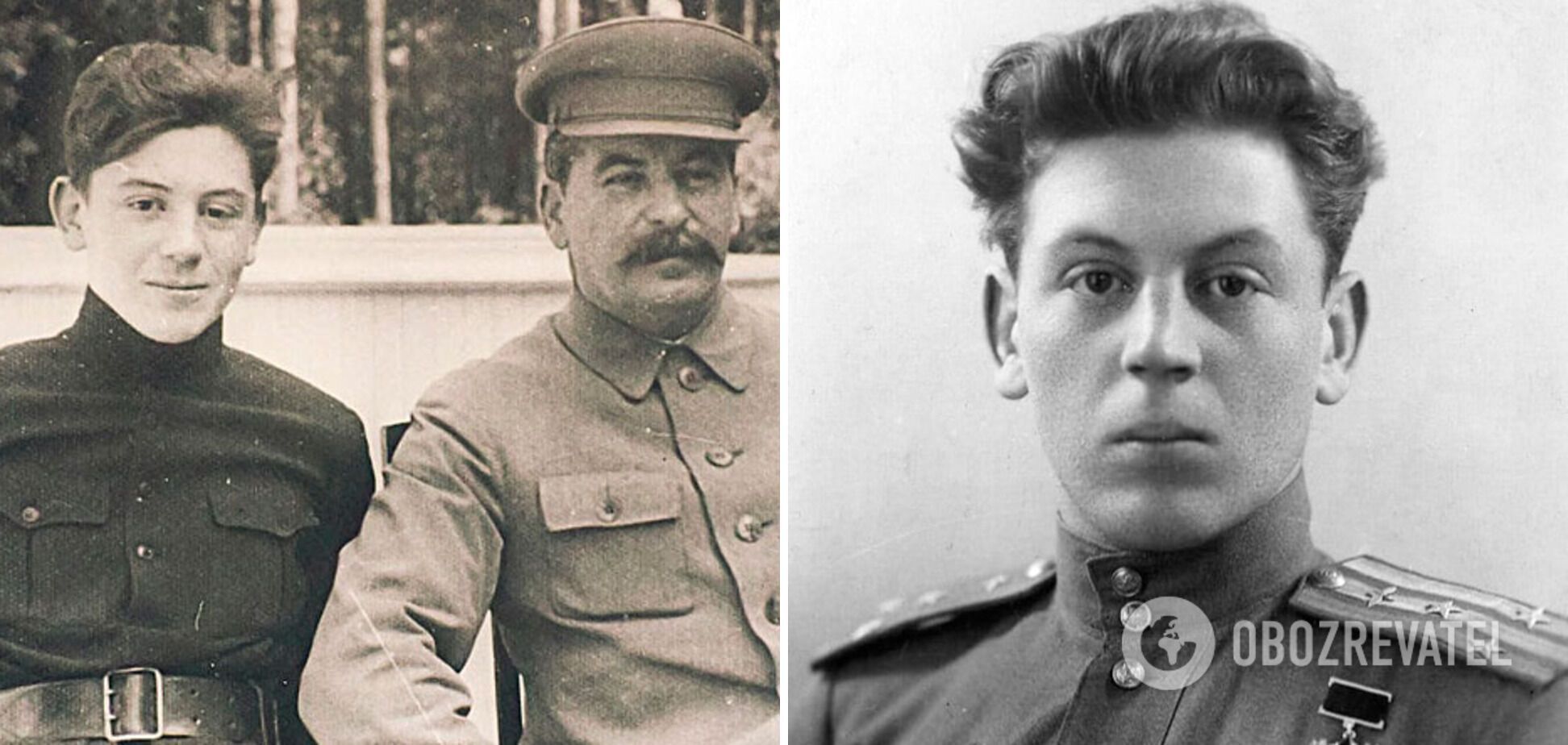 Младший сын Сталина Василий.