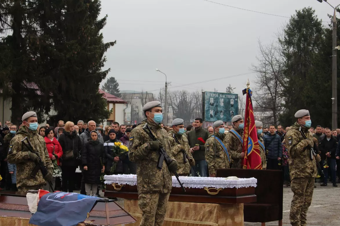 Церемония прощания с Убертом Мрачковским.