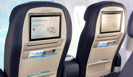 Медиасистема на борту flydubai