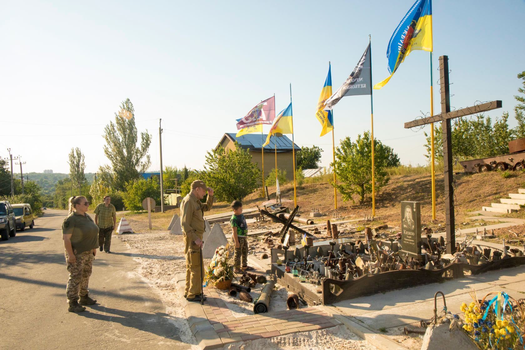 Малицький у 95 років побував на передовій на Донбасі