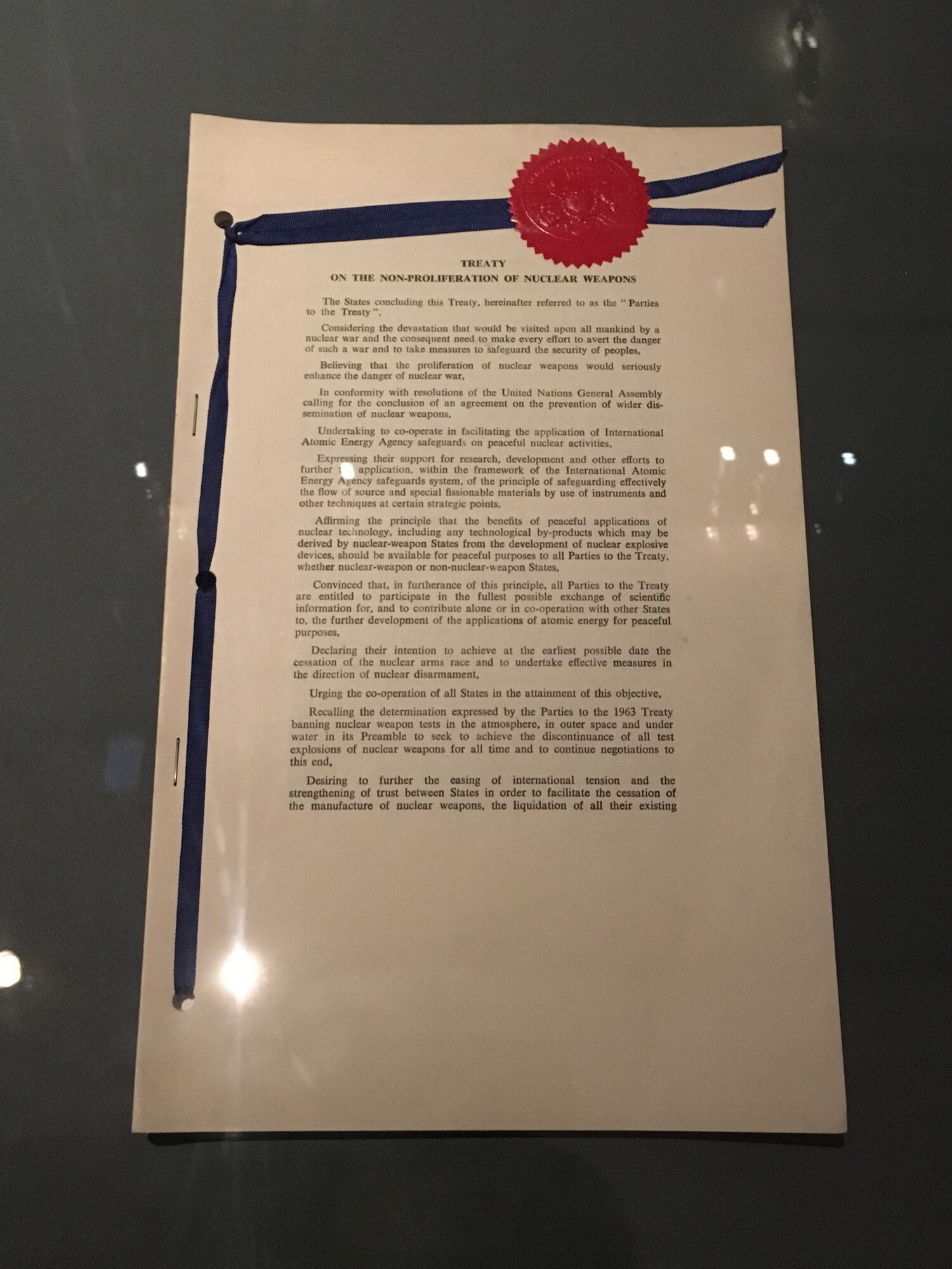 Договор о нераспространении ядерного оружия. Лондон, Москва, Вашингтон, 1 июля 1968 года