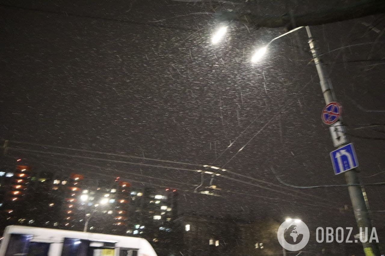 Перший сніг у Києві