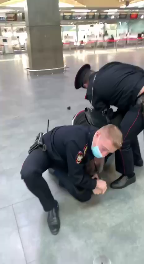 Полиция надевает наручники на Ильина