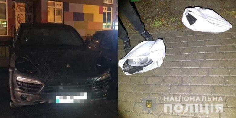 Киевлянка застала преступников возле своей машины.