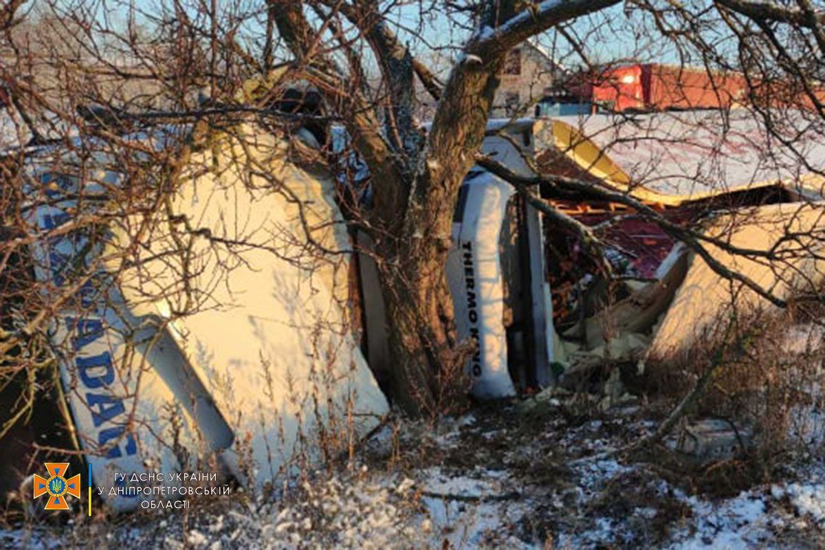 Водій фури не травмувався