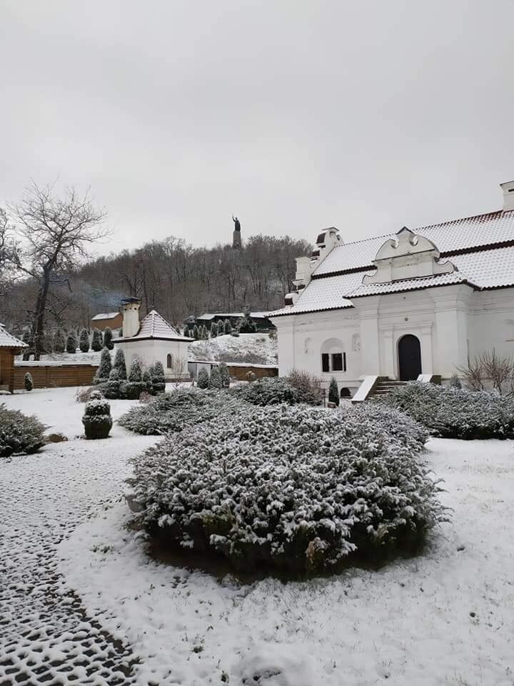 В Чигирине выпал первый снег