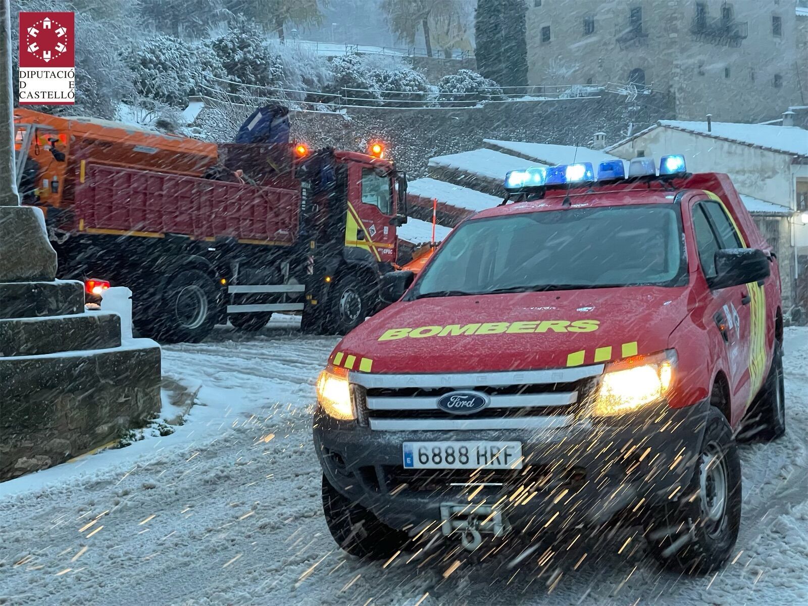 Снег в Испании привел к коллапсу на дорогах