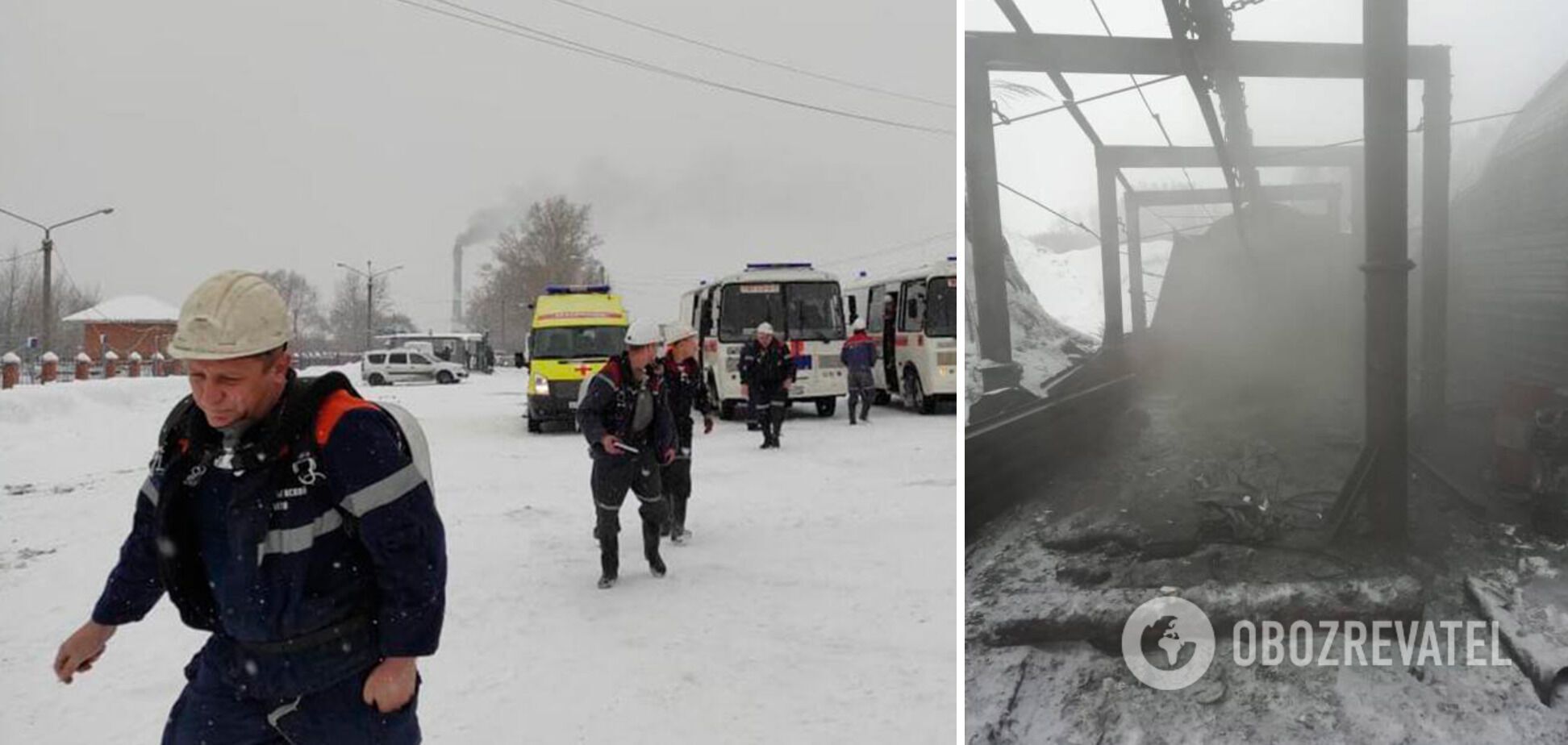 52 горняка погибли, десятки пострадали в результате ЧП на шахте в России