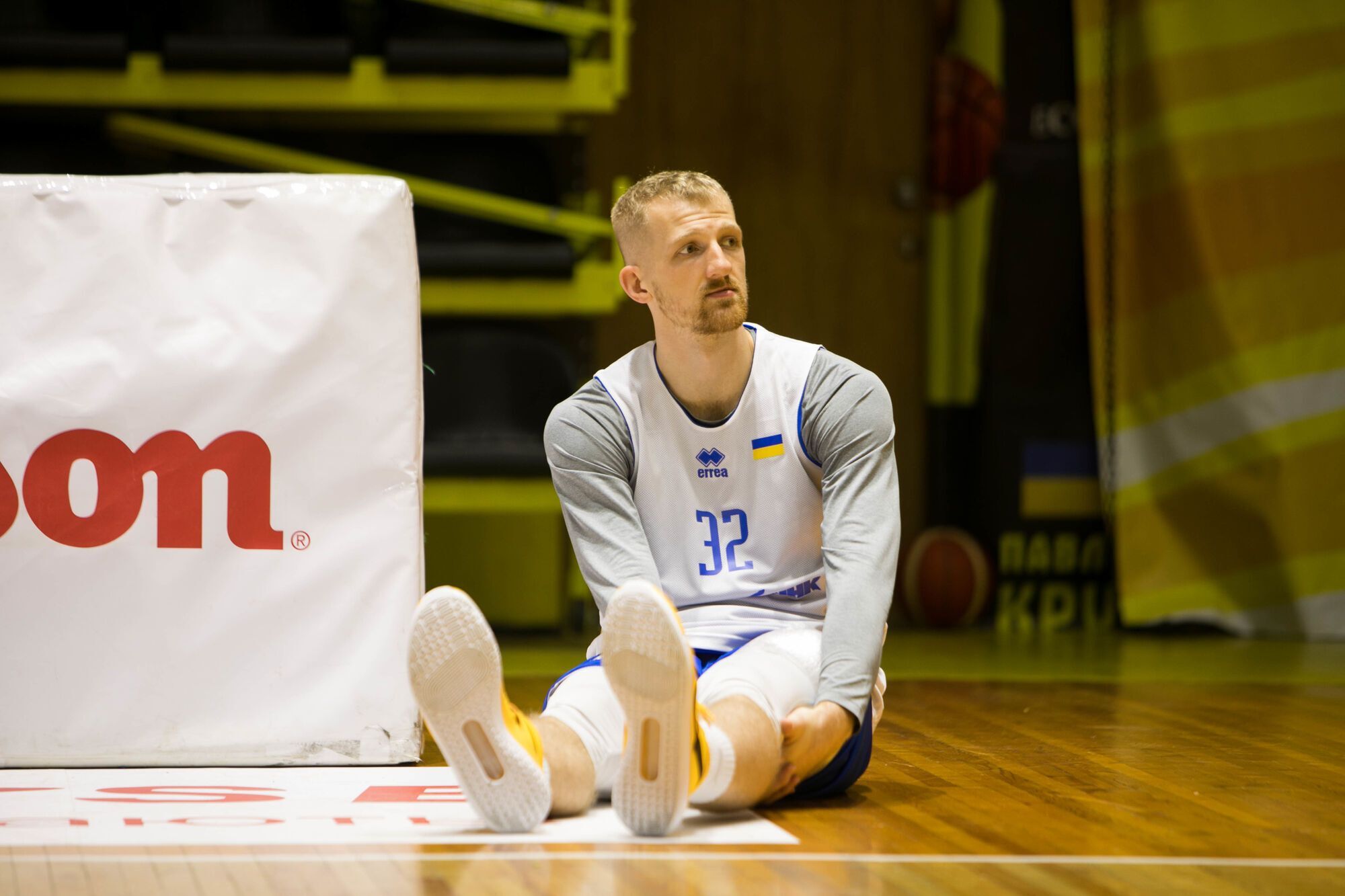 Богдан Близнюк готовится к матчу.