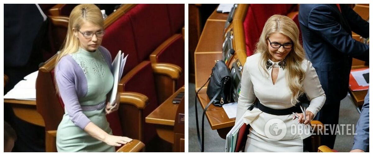 Тимошенко часто носить костюми-двійки.