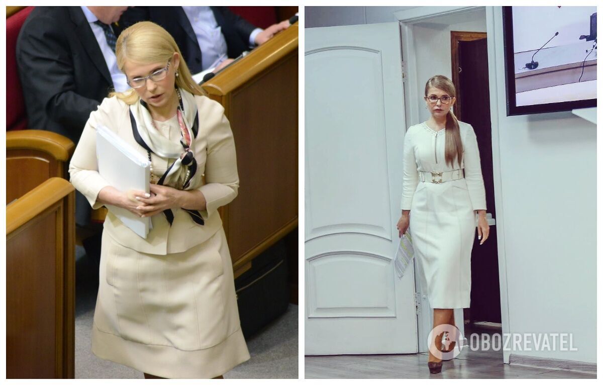 Юлия Тимошенко предпочитает одежду пастельных оттенков.